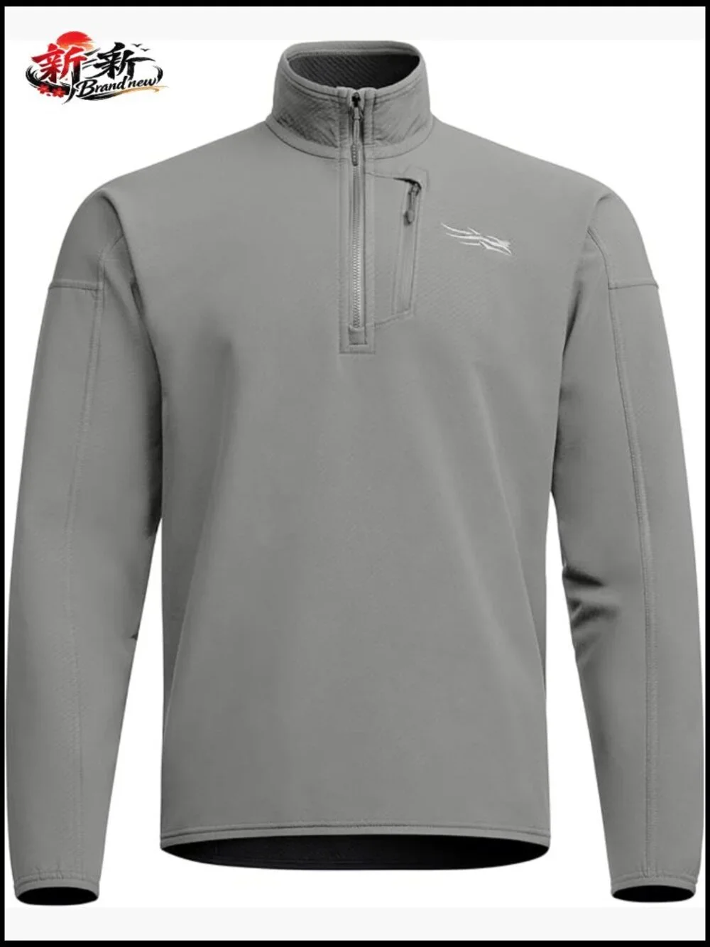Durable Stretch Fleece 1/4 Zip Pullover for Men Activewear